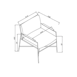 Faux Leather & Metal Accent Chair - Black/Brown - Hearth & Hand™ With Magnolia 15 Faux Leather & Metal Accent Chair - Black/Brown - Hearth & Hand™ With Magnolia -HOMES: Inside + Out Store GUEST 4e635009 68d5 4967 b3d3 447b3cfde562