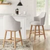 Kinston Swivel Curved Back Upholstered Counter Height Barstool - Threshold™ -HOMES: Inside + Out Store GUEST 4e729b8a 07a9 4b13 aa6f c92e08251c37