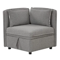 122.8" Minimalist Convertible Modular Sofa, Upholstered Sectional Sofa Couch With 5 Pillows-ModernLuxe 27 122.8" Minimalist Convertible Modular Sofa, Upholstered Sectional Sofa Couch With 5 Pillows-ModernLuxe -HOMES: Inside + Out Store GUEST 4f5df18d 3a41 40e4 ab5d d5cf1bbfde15