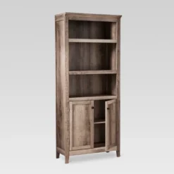 72" Carson 5 Shelf Bookcase With Doors - Threshold -HOMES: Inside + Out Store GUEST 50091ed5 fc57 4bb6 a167 b371f65079f8