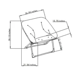 Folding Dish Kids’ Chair - Pillowfort™ -HOMES: Inside + Out Store GUEST 53cafdeb cd12 4604 8d7b b3a6678386a0