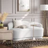 Lupine Curved Loveseat Cream Boucle - Threshold™ -HOMES: Inside + Out Store GUEST 553e60c7 5a6f 46e0 8487 d243a81fe39f