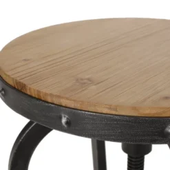 2pc Farmdale Industrial Firwood Adjustable Height Swivel Counter Height Barstools Antique Natural/Pewter - Christopher Knight Home 16 2pc Farmdale Industrial Firwood Adjustable Height Swivel Counter Height Barstools Antique Natural/Pewter - Christopher Knight Home -HOMES: Inside + Out Store GUEST 561edad3 fe92 4095 8ef3 4d2416b1366a