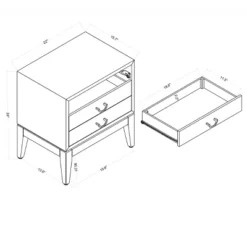 Quail Hill 3 Drawer Nightstand Mount Etna Blue - Threshold™ Designed With Studio McGee 10 Quail Hill 3 Drawer Nightstand Mount Etna Blue - Threshold™ Designed With Studio McGee -HOMES: Inside + Out Store GUEST 56fd1638 0876 4790 bd99 14a0dd67286b