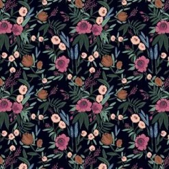 Geller Modern Counter Height Barstool In Botanical Grant Floral Ink - Threshold™ -HOMES: Inside + Out Store GUEST 589f38b7 cc11 4281 a914 3cec9337f87c