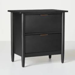 2-Drawer Wood Nightstand - Hearth & Hand™ With Magnolia 17 2-Drawer Wood Nightstand - Hearth & Hand™ With Magnolia -HOMES: Inside + Out Store GUEST 5a1625f8 e942 4362 9746 a248f8f3f63d