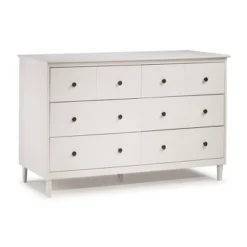 Stiva Classic Mid-Century Modern Horizontal 6 Drawer Dresser - Saracina Home -HOMES: Inside + Out Store GUEST 5af9ebe6 d24b 4871 bcd7 6c9089ef13aa