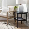 Wood & Cane Square Accent Side Table - Hearth & Hand™ With Magnolia 2 Wood & Cane Square Accent Side Table - Hearth & Hand™ With Magnolia -HOMES: Inside + Out Store GUEST 5c448fe3 5550 4c52 ab24 94c4c95fb0b5
