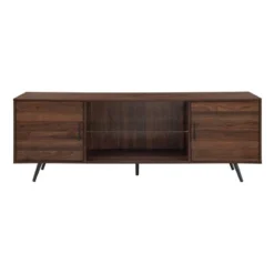 2 Door Mid-Century Modern Wood Storage TV Stand For TVs Up To 80" - Saracina Home 37 2 Door Mid-Century Modern Wood Storage TV Stand For TVs Up To 80" - Saracina Home -HOMES: Inside + Out Store GUEST 5c5500e9 ceea 4ccd 98a6 a8f014d1cbc5