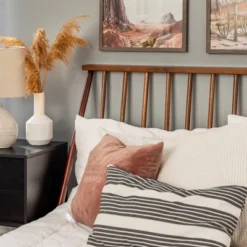 Boho Solid Wood Spindle Platform Bed - Saracina Home 28 Boho Solid Wood Spindle Platform Bed - Saracina Home -HOMES: Inside + Out Store GUEST 5d564539 27f1 4dd4 a895 beb836e285be