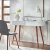 Edie Desk - White/Walnut - Buylateral -HOMES: Inside + Out Store GUEST 63a9781c 37d9 4e32 a1c4 f32a5aaa6f04