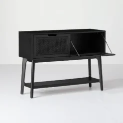 Wood & Cane Console Table With Pull-Down Drawers - Hearth & Hand™ With Magnolia 15 Wood & Cane Console Table With Pull-Down Drawers - Hearth & Hand™ With Magnolia -HOMES: Inside + Out Store GUEST 653613cb c525 4ce5 ad5e a4ee9dc6a2f8