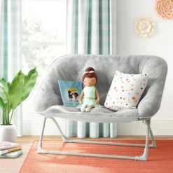 Folding Dish Kids’ Loveseat - Pillowfort™