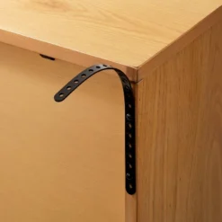 Wood & Cane Transitional Media Console - Hearth & Hand™ With Magnolia -HOMES: Inside + Out Store GUEST 67aeb3ea 0796 4ecb a581 37d80ec808dc