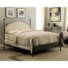 Geraldine Upholstered Headboard Poster Panel Bed Powder Coated Gun Metal - HOMES: Inside + Out 1 Geraldine Upholstered Headboard Poster Panel Bed Powder Coated Gun Metal - HOMES: Inside + Out -HOMES: Inside + Out Store GUEST 68b63e82 d308 4da5 a092 5b7b86bff086
