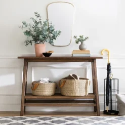 Haverhill Wood Console Table Weathered Brown - Threshold™ 8 Haverhill Wood Console Table Weathered Brown - Threshold™ -HOMES: Inside + Out Store GUEST 68bfc5b6 4dc4 4d11 85a5 2a979d37b911