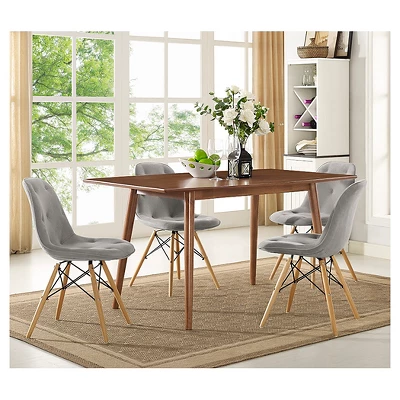 60" Mid-Century Rectangle Dining Table - Saracina Home 6 60" Mid-Century Rectangle Dining Table - Saracina Home - Image 4