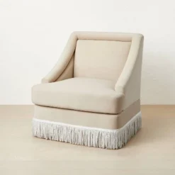 Alberhill Velvet Accent Chair With Fringe - Opalhouse™ Designed With Jungalow™ -HOMES: Inside + Out Store GUEST 6a2c8665 b5eb 4e71 9163 3f7b29c4d6c7