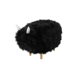 Levi Furry Yak Ottoman - Christopher Knight Home -HOMES: Inside + Out Store GUEST 6be0113e f7c7 4c33 b85c 300c29e0cb08