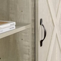 Modern Transitional Sliding Barndoor TV Stand For TVs Up To 65"- Saracina Home -HOMES: Inside + Out Store GUEST 6e1d86f6 1e6a 403b b9e9 96044ec1c8a4