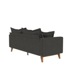 Maryan Pillowback Wood Stretcher Sofa Gray Linen - Room & Joy -HOMES: Inside + Out Store GUEST 6e4340a9 89e0 4a3d 8dcd 5ab000c042cf