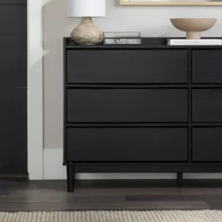 Mid-Century Modern Solid Wood 6 Drawer Double Dresser - Saracina Home 29 Mid-Century Modern Solid Wood 6 Drawer Double Dresser - Saracina Home -HOMES: Inside + Out Store GUEST 6e54a525 852f 4e93 8d57 0eae630fa901