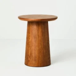 Round Wood Pedestal Accent Side Table - Hearth & Hand™ With Magnolia 15 Round Wood Pedestal Accent Side Table - Hearth & Hand™ With Magnolia -HOMES: Inside + Out Store GUEST 6f4c069f c2f0 4139 90f4 d2903dac3dc4