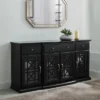 Selma Transitional 3 Tiered Ornate Fretwork Door Sideboard - Saracina Home -HOMES: Inside + Out Store GUEST 723c1bc3 12e9 4592 ad72 401e4138ac68