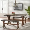 3pc Mandeville Dining Set Brown - Buylateral -HOMES: Inside + Out Store GUEST 734a979c 9a62 4ede 8b7c 8ff9e396a44d