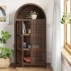 Woven Arched Wood Cabinet - Threshold™ 2 Woven Arched Wood Cabinet - Threshold™ -HOMES: Inside + Out Store GUEST 73a55bd1 6a6c 4c44 84d9 6effff9a7fc1