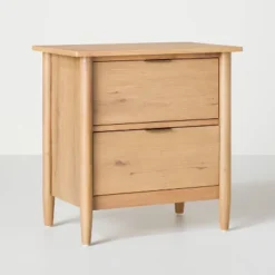 2-Drawer Wood Nightstand - Hearth & Hand™ With Magnolia 18 2-Drawer Wood Nightstand - Hearth & Hand™ With Magnolia -HOMES: Inside + Out Store GUEST 7813b1a6 6873 41ca b140 736925a181e7