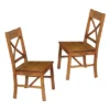 Set Of 2 Traditional Distressed Wood Dining Chairs - Saracina Home -HOMES: Inside + Out Store GUEST 78cec094 b721 43e2 82b3 53adc37bfb78