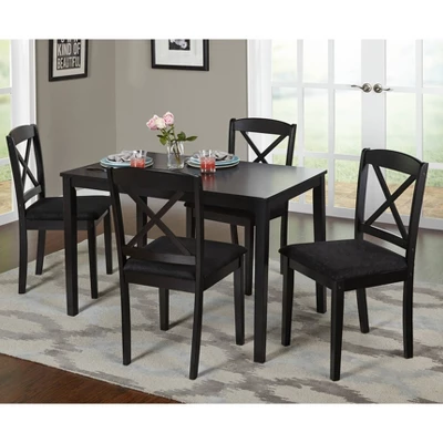 5pc Mason Rectangular Crossback Dining Set - Buylateral 3 5pc Mason Rectangular Crossback Dining Set - Buylateral
