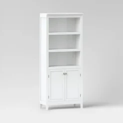 72" Carson 5 Shelf Bookcase With Doors - Threshold -HOMES: Inside + Out Store GUEST 7d13a320 a881 4623 87ab 176b8890729a