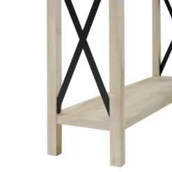 Sophie Rustic Industrial X Frame Entry Table - Saracina Home -HOMES: Inside + Out Store GUEST 7f83d8b4 8366 4fb8 a1f3 098e9e0b7d17