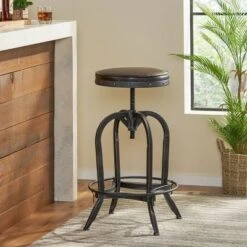 27.5" Gunner Swivel Barstool - Christopher Knight Home -HOMES: Inside + Out Store GUEST 82ff8e9d 8141 4228 b7af 6e363725ff97