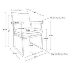 Cushioned Metal & Wood Accent Arm Chair - Cream/Black - Hearth & Hand™ With Magnolia -HOMES: Inside + Out Store GUEST 84c70339 8fe6 4d7e 9c25 b29cf77d6a96