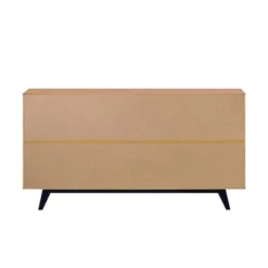 Modern 6 Drawer Double Dresser With Long Handles - Saracina Home 24 Modern 6 Drawer Double Dresser With Long Handles - Saracina Home -HOMES: Inside + Out Store GUEST 8538209f 7d4a 4d01 85be 8a992c084868
