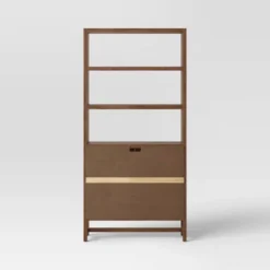 70.5" Warwick Storage Bookcase Brown - Threshold™ -HOMES: Inside + Out Store GUEST 85980270 0fc8 4a5b ba6e e66fa9ae95c9