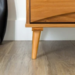 Mid-Century Modern Contoured 5 Drawer Chest Of Drawers - Saracina Home -HOMES: Inside + Out Store GUEST 88e43b7b ee52 4f3b 8d17 069d4af49b5d