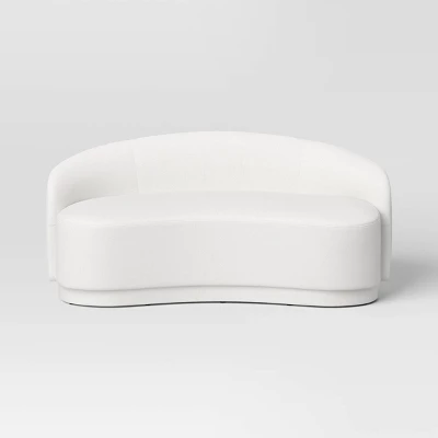 Lupine Curved Loveseat Cream Boucle - Threshold™ 4 Lupine Curved Loveseat Cream Boucle - Threshold™ - Image 2
