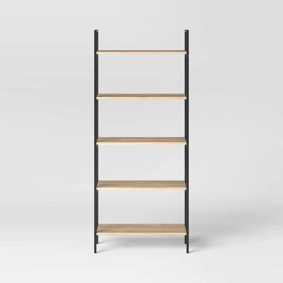 72" Loring 5 Shelf Ladder Bookshelf - Threshold™ 4 72" Loring 5 Shelf Ladder Bookshelf - Threshold™ - Image 2