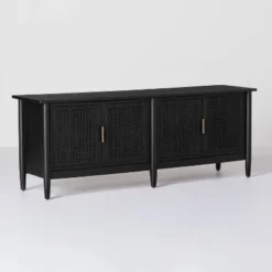 Wood & Cane Media Console - Hearth & Hand™ With Magnolia -HOMES: Inside + Out Store GUEST 8c214c83 72c3 4b2c 9fb2 be4d35e92388