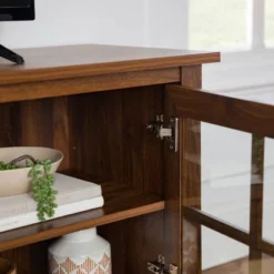 Tasi Transitional Farmhouse Glass Window Pane Door With Electric Fireplace TV Stand For TVs Up To 80" - Saracina Home 24 Tasi Transitional Farmhouse Glass Window Pane Door With Electric Fireplace TV Stand For TVs Up To 80" - Saracina Home -HOMES: Inside + Out Store GUEST 8c7abe5e 7b84 483d 8b6c e693527293a4