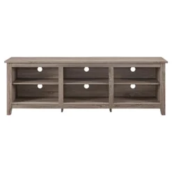 Transitional 6 Cubby Wood Open Storage Wood TV Stand For TVs Up To 80"- Saracina Home 25 Transitional 6 Cubby Wood Open Storage Wood TV Stand For TVs Up To 80"- Saracina Home -HOMES: Inside + Out Store GUEST 8dce3bb7 2788 4970 a5b6 b99a90dd62ca