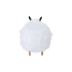 Levi Furry Yak Ottoman - Christopher Knight Home -HOMES: Inside + Out Store GUEST 8dde9e87 9070 454a a0bf 68edeab3f024