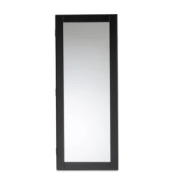 Pontus Wood Wall-Mountable Jewelry Armoire With Mirror - Baxton Studio -HOMES: Inside + Out Store GUEST 9488f926 5a5d 482e b385 f9131bb5d901