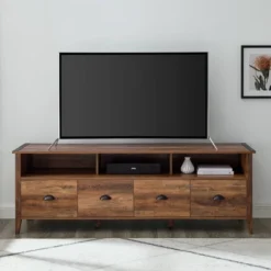 4 Drawer Farmhouse TV Stand For TVs Up To 80" - Saracina Home 19 4 Drawer Farmhouse TV Stand For TVs Up To 80" - Saracina Home -HOMES: Inside + Out Store GUEST 96a5e6bf bea8 466a b714 93192818c2e9