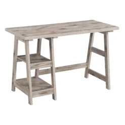 Designs2Go Trestle Desk With Shelves - Breighton Home -HOMES: Inside + Out Store GUEST 977bcb00 67e6 47e7 b6a3 d0e62bd351d6
