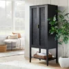 66" East Bluff Woven Cabinet Black - Threshold™ Designed With Studio McGee -HOMES: Inside + Out Store GUEST 9b802217 b089 4179 b60d 55c212d2978c